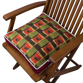 Aberto Design Cojín YM1129 Multicolor 42 x 42 cm